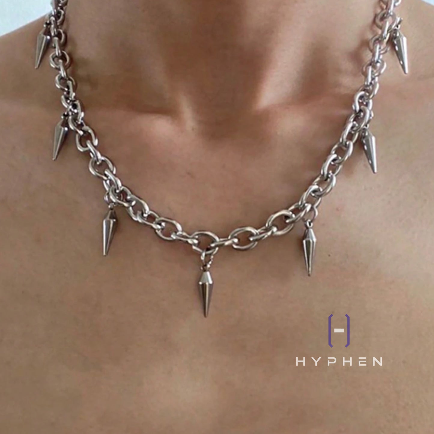 Spiked Chain Necklace