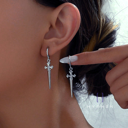 The Silver Dagger Earring